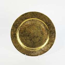Round Plate  Donna (Patinated Gold)