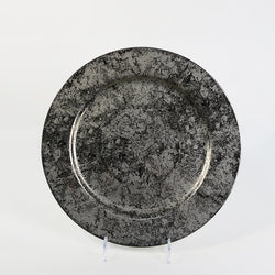 Round Plate Donna (Patinated Silver)
