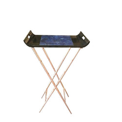 Lapis Lazuli Butler Tray w/bamboo stand